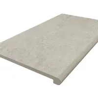 Astor Grey Porcelain 36mm Bullnose Step