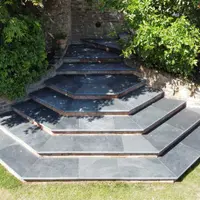 Brazilian Black Slate Bullnose Step