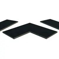 Charcoal Porcelain 20mm Bullnose Coping Stones