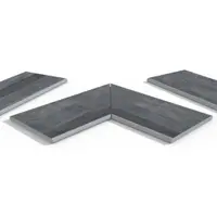 Cinder Porcelain 20mm Bullnose Coping Stones