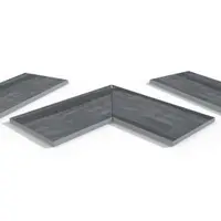 Cinder Porcelain 5mm Pencil Round Coping Stones