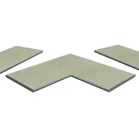 Cream Porcelain 20mm Bullnose Coping Stones