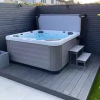 Dark Ash Brushed Composite Decking