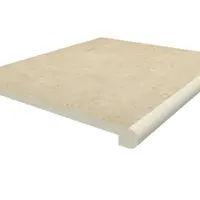 Florence Beige Porcelain 36mm Bullnose Step