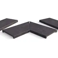 Florence Dark Porcelain 40mm Downstand Coping Stones