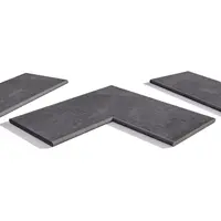 Florence Dark Porcelain 20mm Bullnose Coping Stones