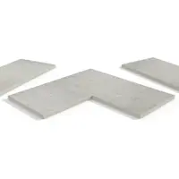 Florence Grey Porcelain 5mm Chamfered Coping Stones