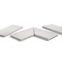 Florence Grey Porcelain 40mm Downstand Coping Stones