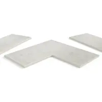 Florence Grey Porcelain 20mm Bullnose Coping Stones