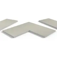 Florence White Porcelain 5mm Pencil Round Coping Stones