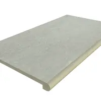 Frosty Grey Porcelain 36mm Bullnose Step