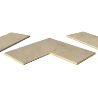 Jura Beige Porcelain 20mm Bullnose Coping Stones