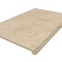 Jura Beige Porcelain 36mm Bullnose Step