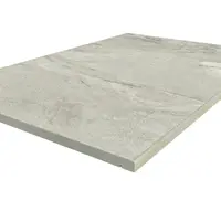 Marble Grey Porcelain 5mm Pencil Round Step