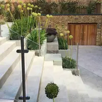Silver Grey Porcelain 5mm Chamfered Step