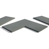 Platinum Grey Porcelain 20mm Bullnose Coping Stones