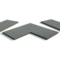 Platinum Grey Porcelain 5mm Chamfered Coping Stones
