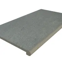 Platinum Grey Porcelain 36mm Bullnose Step