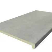 Polished Concrete Porcelain 40mm Downstand Step