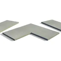 Polished Concrete Porcelain 5mm Pencil Round Coping Stones