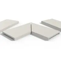 Sandy White Porcelain 40mm Downstand Coping Stones