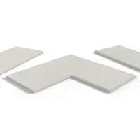 Sandy White Porcelain 20mm Bullnose Coping Stones