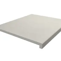Sandy White Porcelain 40mm Downstand Step