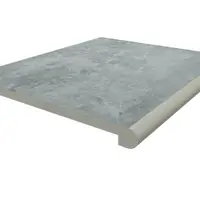 Silver Contro Porcelain 36mm Bullnose Step