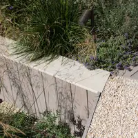 Slab Khaki Porcelain 5mm Pencil Round Coping Stones