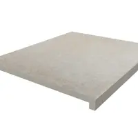Slab Khaki Porcelain 40mm Downstand Step