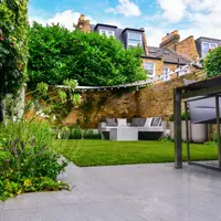 Trendy Black Porcelain Paving