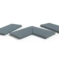 Trendy Black Porcelain 40mm Downstand Coping Stones