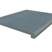 Trendy Black Porcelain 36mm Bullnose Step