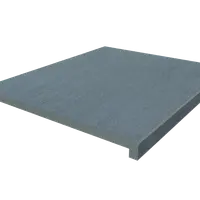 Trendy Black Porcelain 40mm Downstand Step