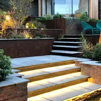 Tumbled Kandla Grey Sandstone Rock-Faced Step