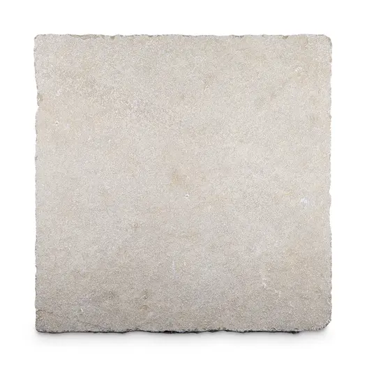 Single Antique Yellow limestone slab seen from above, showing even surface texture and markings. Free UK delivery available.