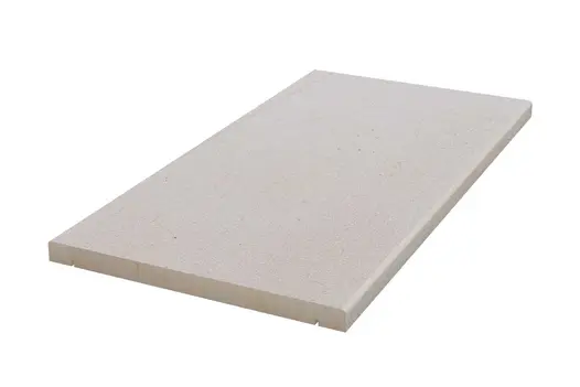 Harvest sawn sandstone 25mm coping with pencil round profile and drip line. Free UK delivery available.