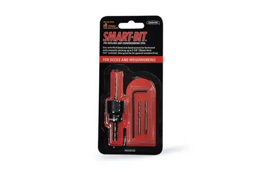 Smart bit package containing smart bit tool, two replacement bits and hex wrench.