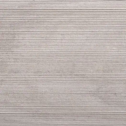 Close-up of square of Polar DesignBoard composite decking plank, showing tones and lined texture. Free UK delivery available. 
